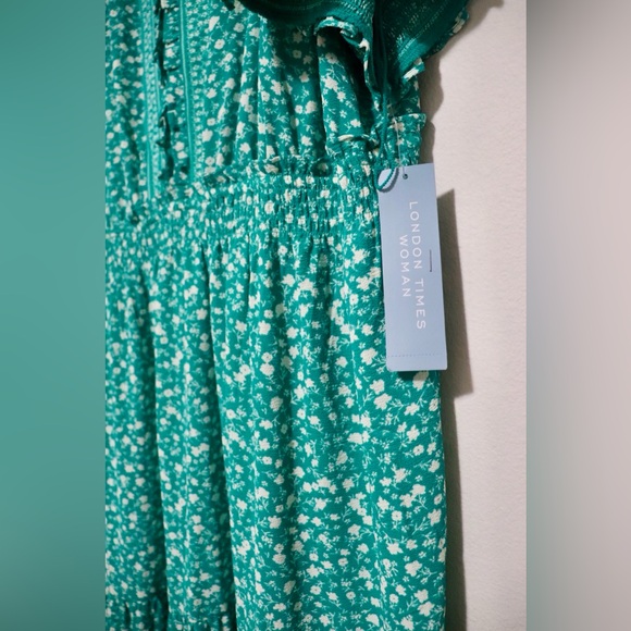 Jade Ivory Peasant Dress - Picture 4 of 8